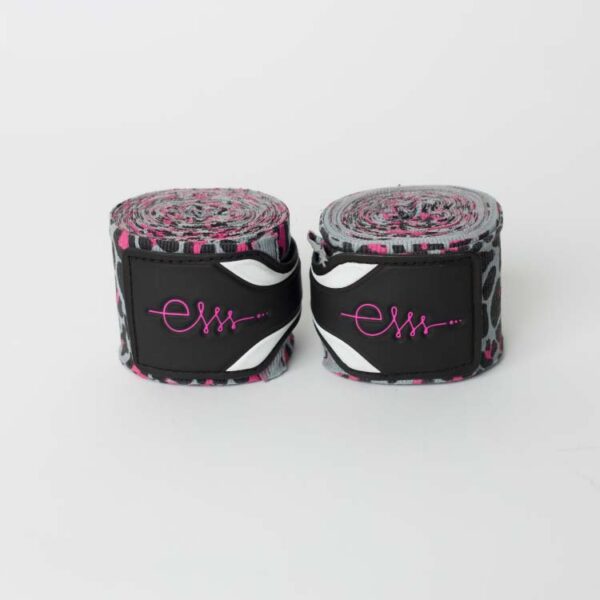 ST Grey Cheetah Print Hand Wraps