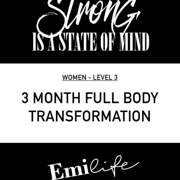 Women's Workout Program - Level 3